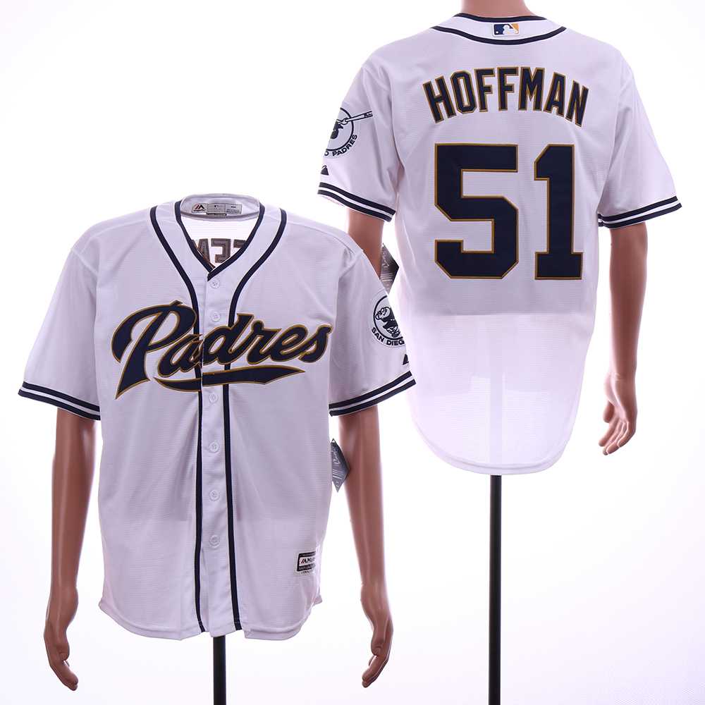 Padres 51 Trevor Hoffman White Cool Base Jersey Dzhi,We sell and wholesale Padres 51 Trevor Hoffman White Cool Base Jersey Dzhi on line form chian!